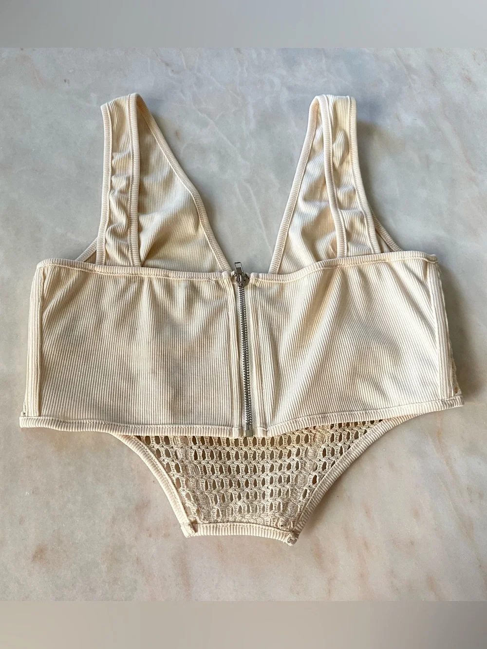 Fashion Nova Crochet Corset - Picture 2 of 6